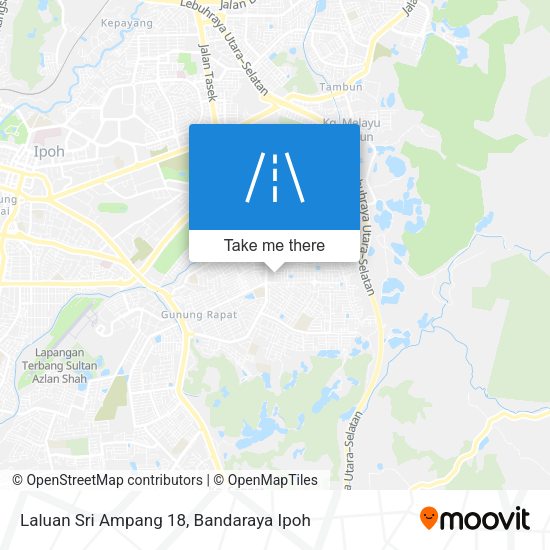 Laluan Sri Ampang 18 map