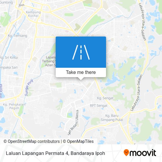 Laluan Lapangan Permata 4 map