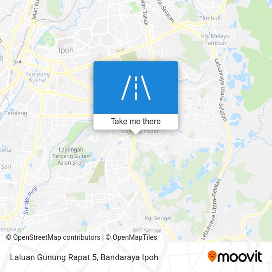 Laluan Gunung Rapat 5 map