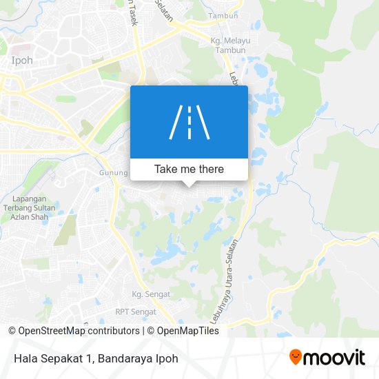 Hala Sepakat 1 map