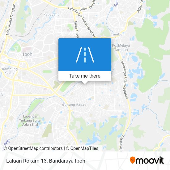Laluan Rokam 13 map