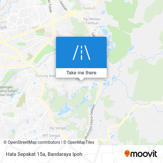 Hala Sepakat 15a map