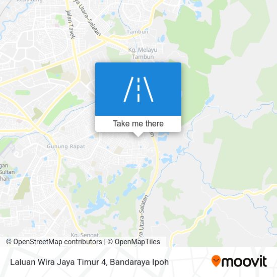 Laluan Wira Jaya Timur 4 map