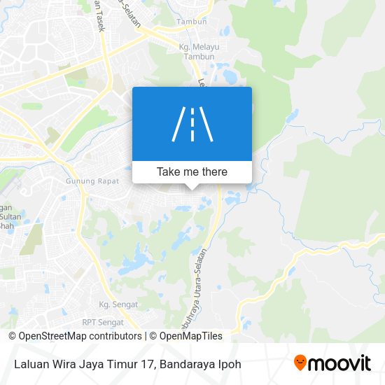 Peta Laluan Wira Jaya Timur 17