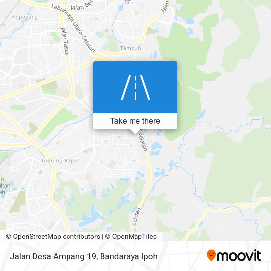 Peta Jalan Desa Ampang 19