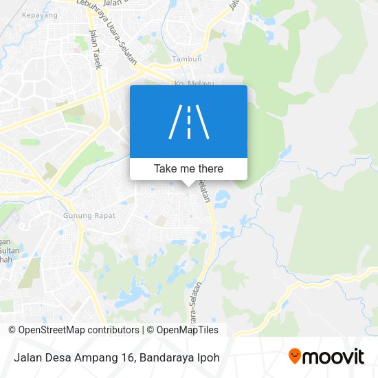 Peta Jalan Desa Ampang 16
