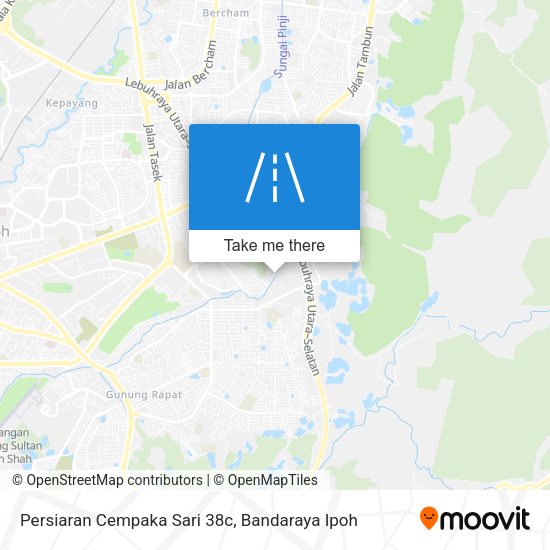 Peta Persiaran Cempaka Sari 38c