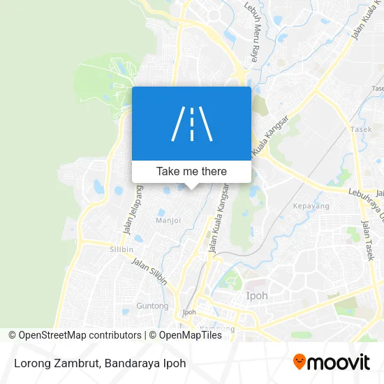 Lorong Zambrut map