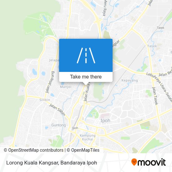 Lorong Kuala Kangsar map