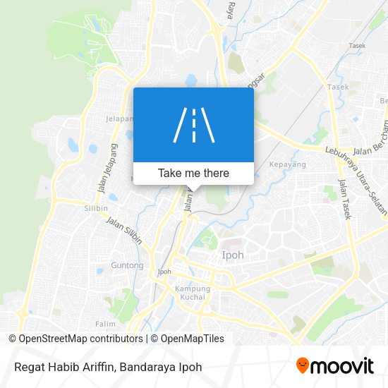 Regat Habib Ariffin map