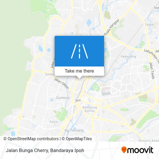Peta Jalan Bunga Cherry