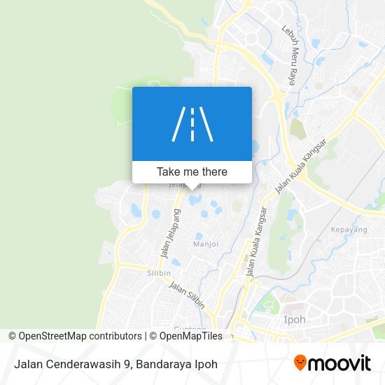 Jalan Cenderawasih 9 map