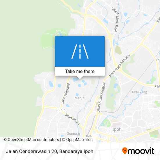 Jalan Cenderawasih 20 map