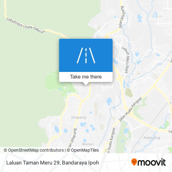 Laluan Taman Meru 29 map