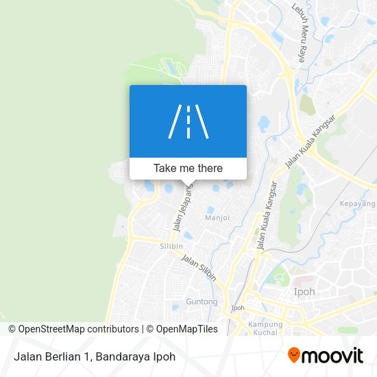 Jalan Berlian 1 map