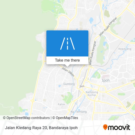 Jalan Kledang Raya 20 map