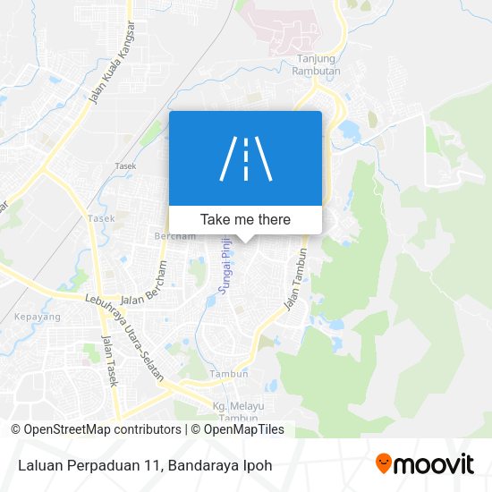 Laluan Perpaduan 11 map