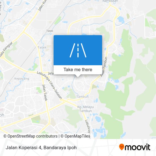 Jalan Koperasi 4 map