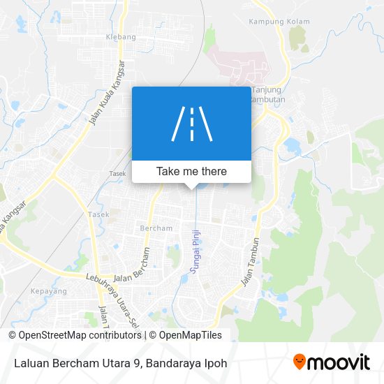 Laluan Bercham Utara 9 map