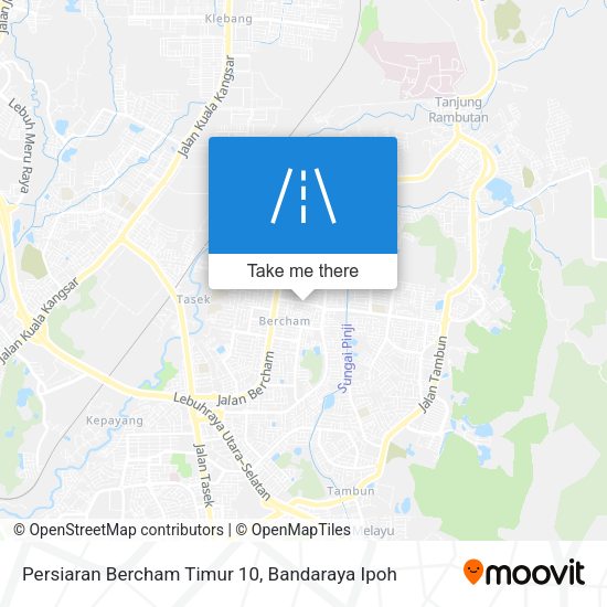 Persiaran Bercham Timur 10 map