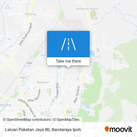Laluan Pakatan Jaya 8b map