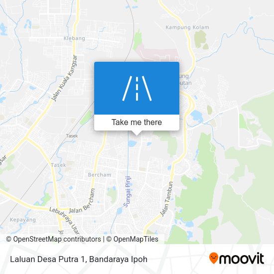 Laluan Desa Putra 1 map