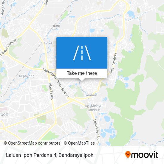 Laluan Ipoh Perdana 4 map