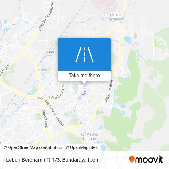 Lebuh Bercham (T) 1/3 map