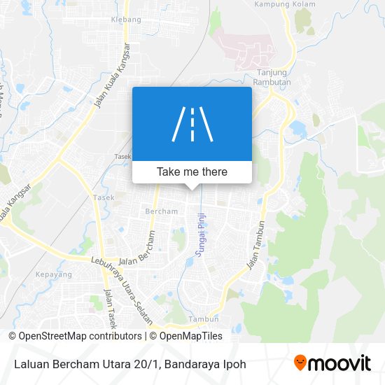Peta Laluan Bercham Utara 20/1
