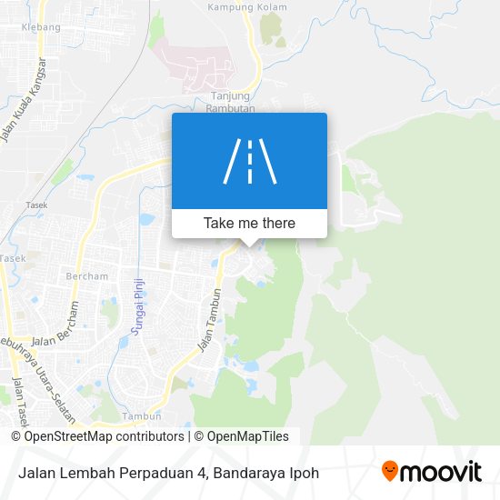 Jalan Lembah Perpaduan 4 map