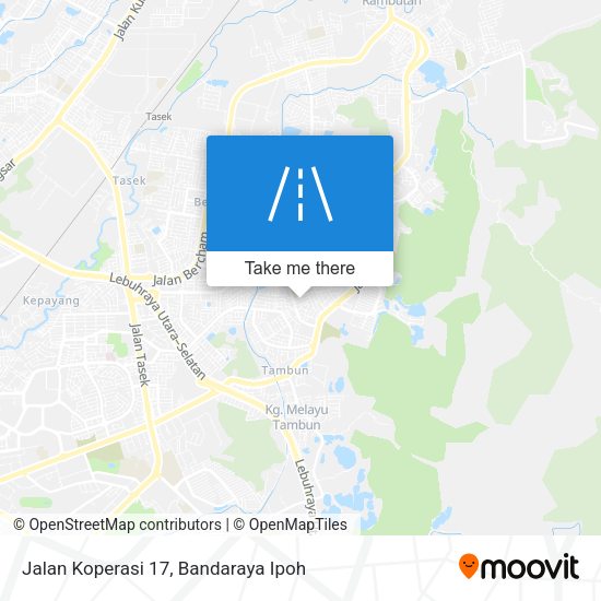 Jalan Koperasi 17 map