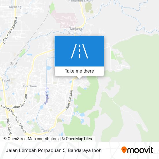 Jalan Lembah Perpaduan 5 map