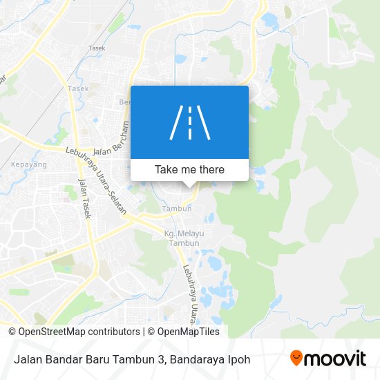 Jalan Bandar Baru Tambun 3 map