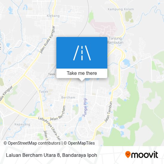 Peta Laluan Bercham Utara 8