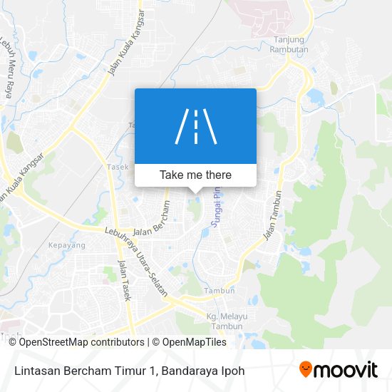 Peta Lintasan Bercham Timur 1