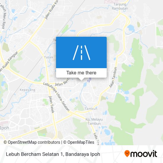 Peta Lebuh Bercham Selatan 1