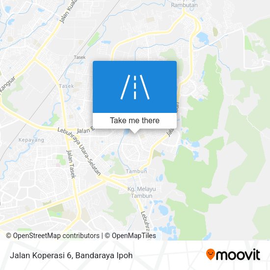 Jalan Koperasi 6 map