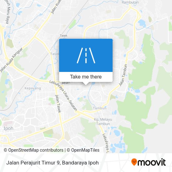 Peta Jalan Perajurit Timur 9