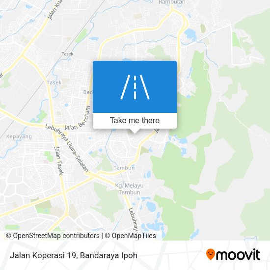Jalan Koperasi 19 map