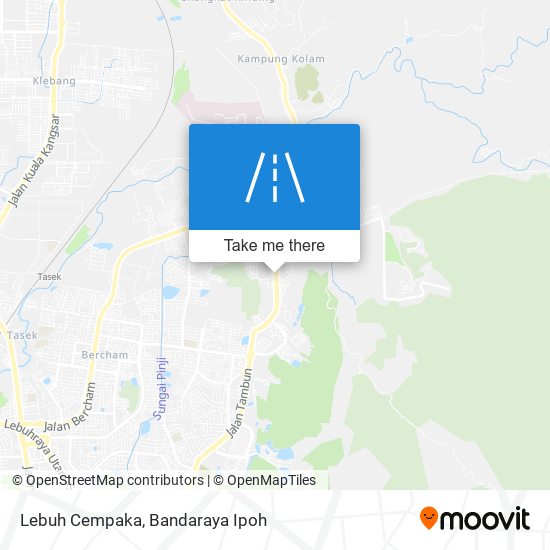 Lebuh Cempaka map