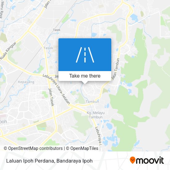 Laluan Ipoh Perdana map