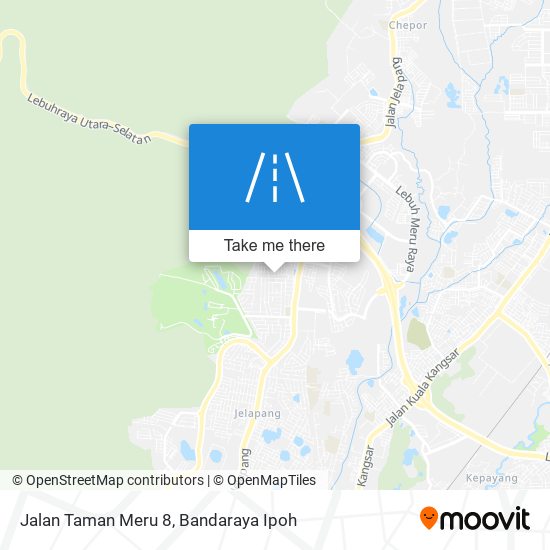 Peta Jalan Taman Meru 8