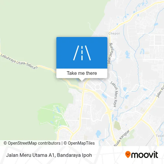 Jalan Meru Utama A1 map