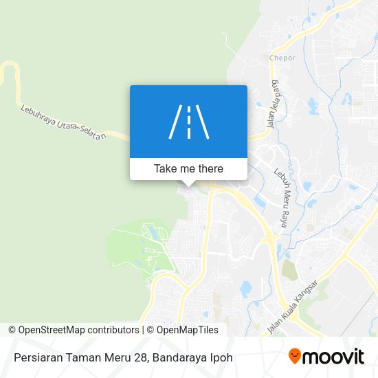 Persiaran Taman Meru 28 map