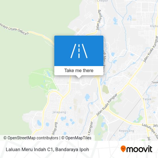 Laluan Meru Indah C1 map
