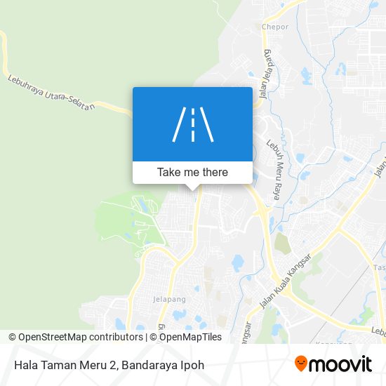 Hala Taman Meru 2 map