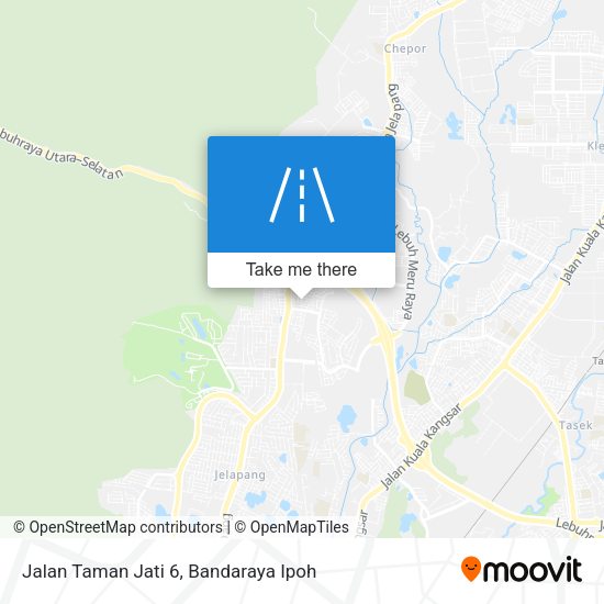 Peta Jalan Taman Jati 6