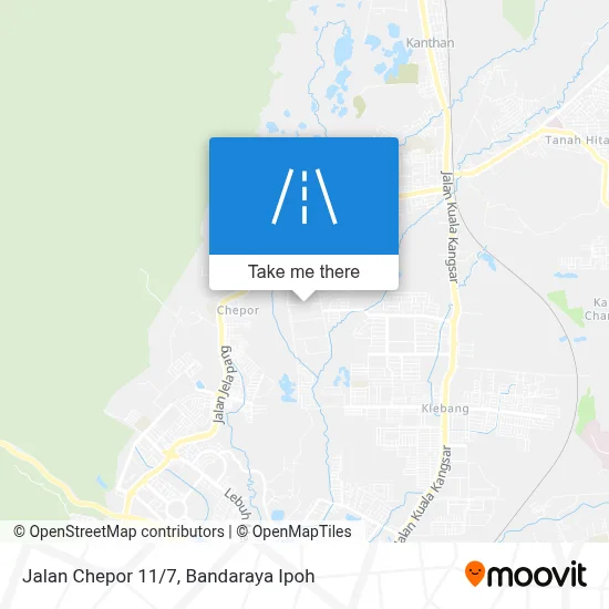 Jalan Chepor 11/7 map