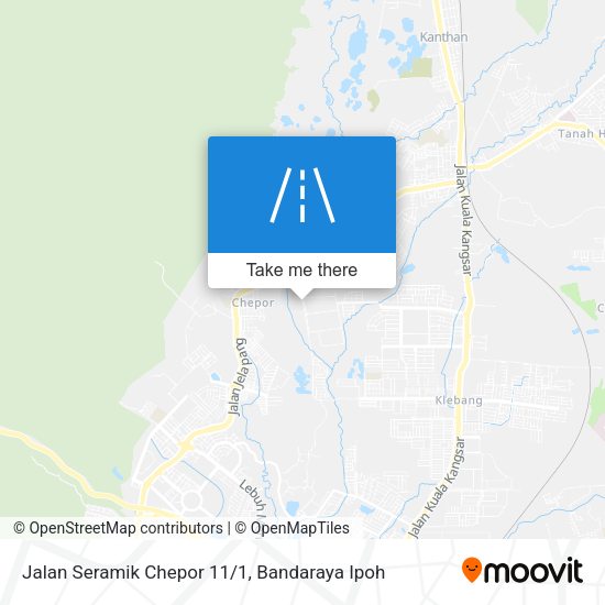 Peta Jalan Seramik Chepor 11/1