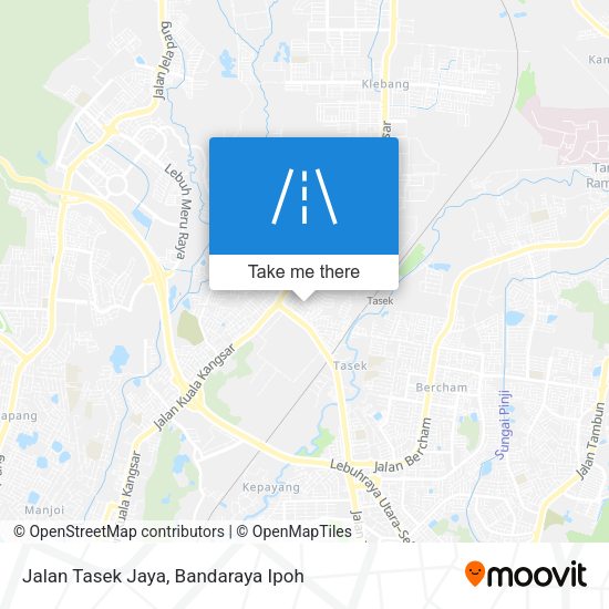 Peta Jalan Tasek Jaya